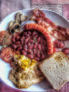 Angol reggeli recept fotója