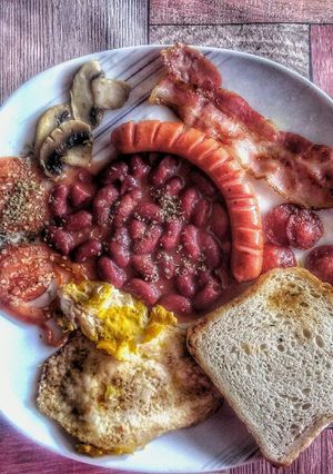 Angol reggeli recept fotója
