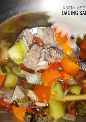 Foto resep Asem-asem Daging Sapi