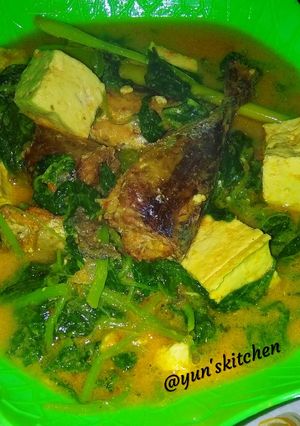 Foto resep Gulai ikan kembung bayam tahu