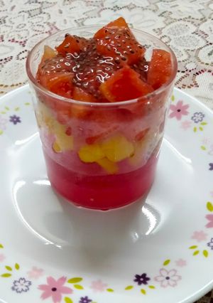 A picture of Fruit punch with Gond Katira.