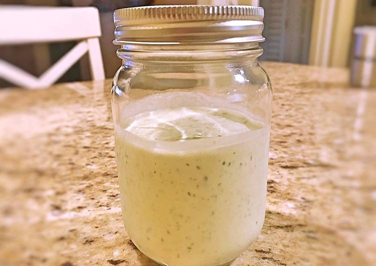 Recipe of Homemade Basil buttermilk ranch
