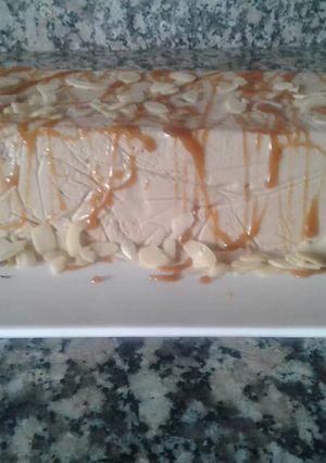 صورة لوصفة كيكة الايسكريم بنكهة الكراميل gateaux glacé
