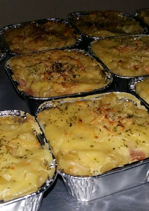 Foto resep Baked macaronni smokebeef&cheesy lover