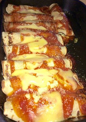 Una foto de Canelones de verdura y ricota