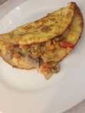 Desayuno: Omelette con vegetales