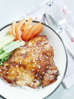 日式照燒雞腿丼 的食譜成品照片