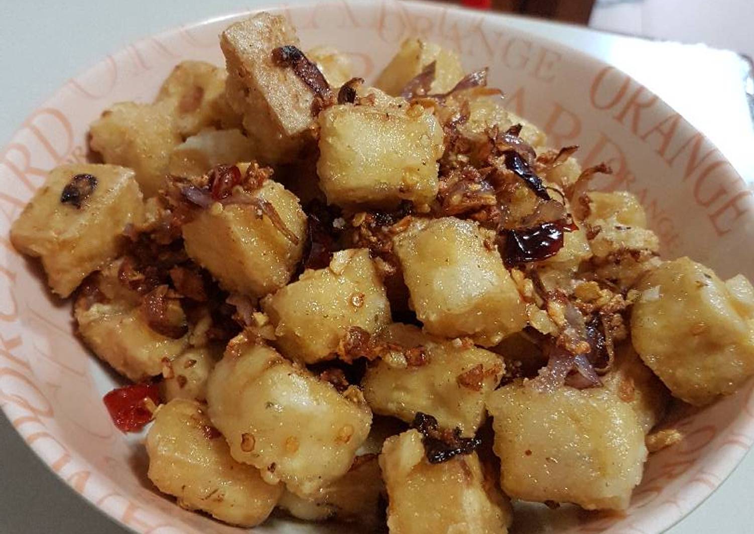 Resep Sapo Tahu Cabe Garam / Resep Tahu Cabe Lada Garam oleh elok