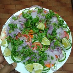 A picture of Indian salad.