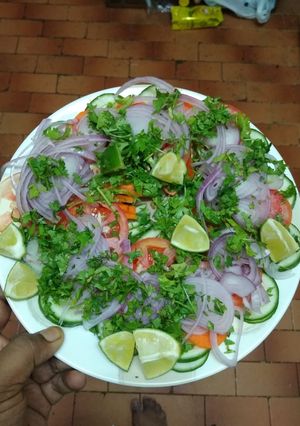 A picture of Indian salad.