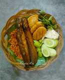 Pecel Lele Komplit Sambal Lamongan (ala ala warung tenda)