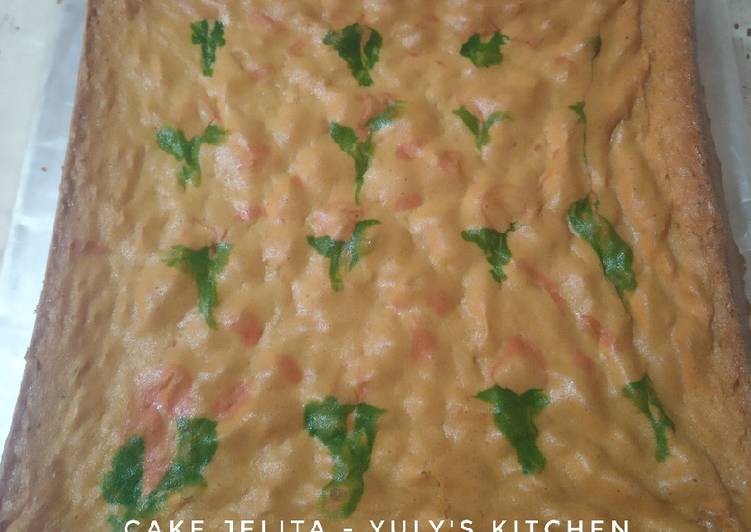 Resep Cake Jelita Metode all in one, Mudah Banget