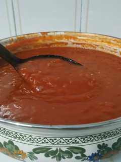 Una foto de Salsa para pizza