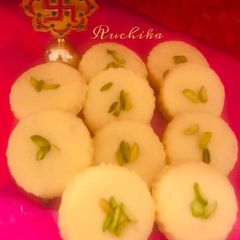 A picture of Kesar Malai Peda.
