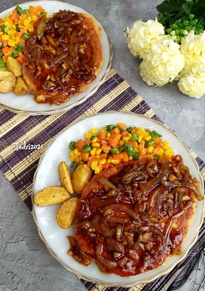 Foto resep Steak Tahu Saus Lada Hitam