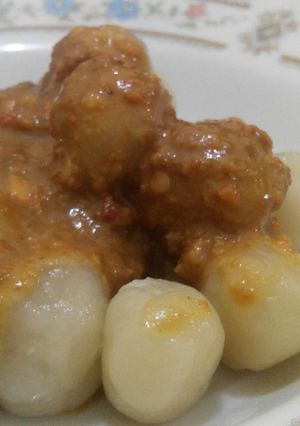 Foto resep Cilok kenyal saus kacang
