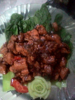 Foto resep Pokcoy siram fillet ayam kecap