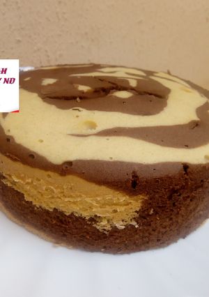 A picture of Zebra cake.
