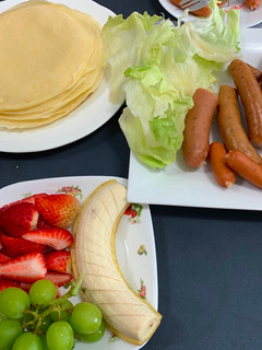 A picture of Crepe breakfast.