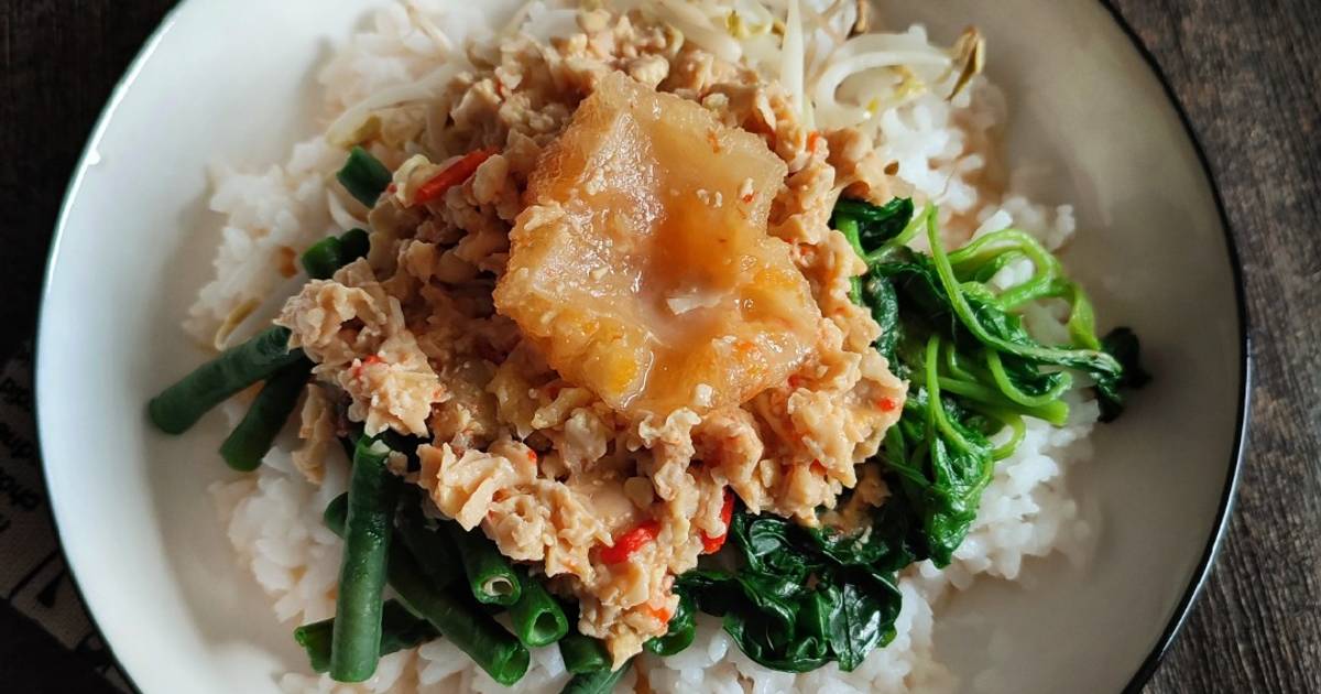 Resep Nasi Pecel Sambal Tumpang Khas Solo Paling Praktis dan Simple