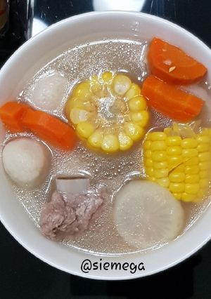 Foto resep Sop bakut baso ikan (non halal)