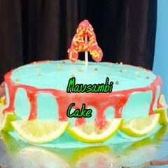A picture of Mausambi cake.