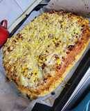 Pizzás kenyérlángos a kis fiam kérésére 😁(laktózmentes)