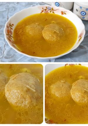 صورة لوصفة شوربة بكبة الجريش 🥣