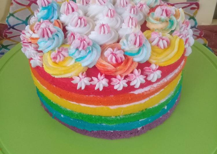 Rainbow  cake