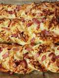 Braided Pastries with Cream, Bacon, and Comté