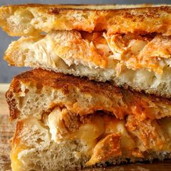 A picture of 100g Protein Buffalo Chicken Cheesesteak.