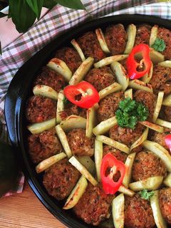 صورة لوصفة صينية بطاطا باللحمة