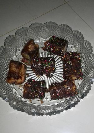 Foto resep Roti Goreng Isi Pisang Toping Mesess Ala Mama Afif