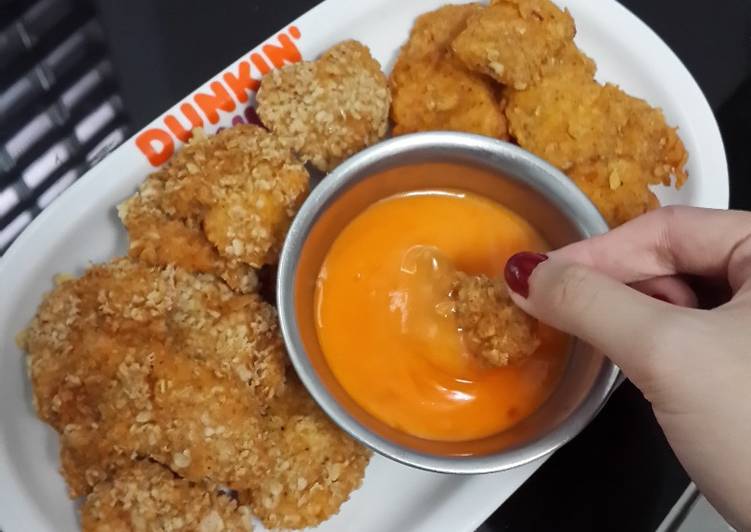 Resep Oatmeal chicken + cheesy sauce yang Bikin Ngiler