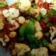 Shimla mirch with mix sabzi