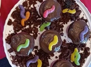 Foto de Cupcake de minhoca 🤭👀
