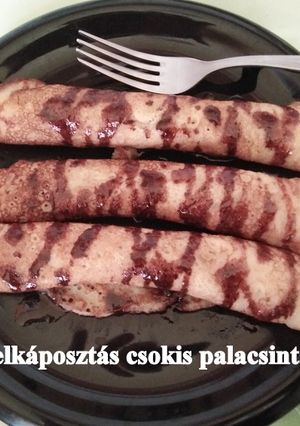 Kelkáposztás csokis palacsinta recept fotója