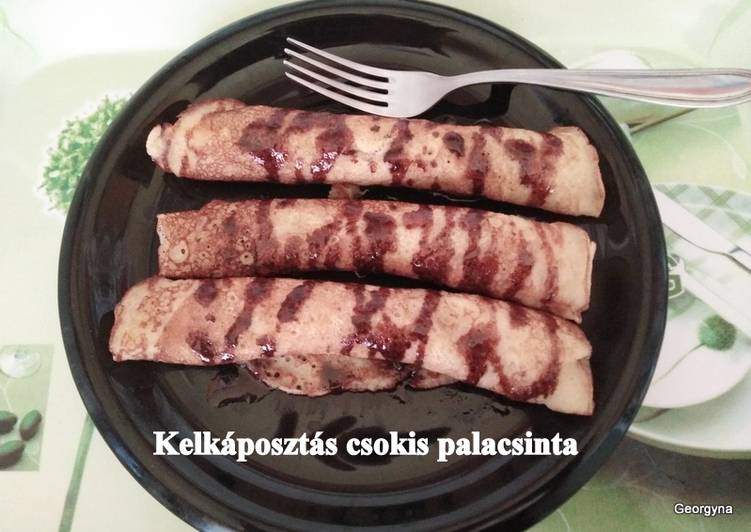 Kelkáposztás csokis palacsinta