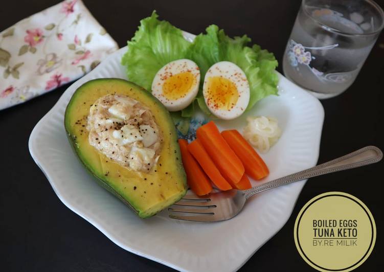Resep 💢 Boiled Eggs Tuna Keto 💢, Enak