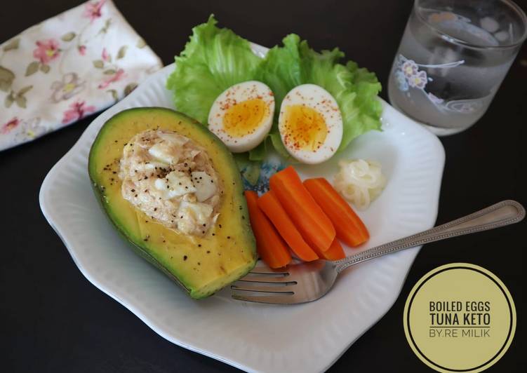 💢 Boiled Eggs Tuna Keto 💢