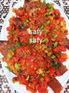 صورة لوصفة سمك بلطى مقلى وبالصلصة
