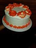 Whipped cream vanillah cake