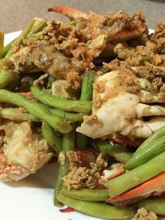 Hình của món CUA RANG ME KIỂU THÁI.