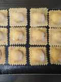 Ravioli integrali e noci,con cuor di ricotta