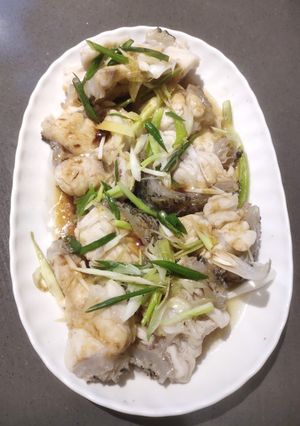 A picture of Steam Garupa Fish.