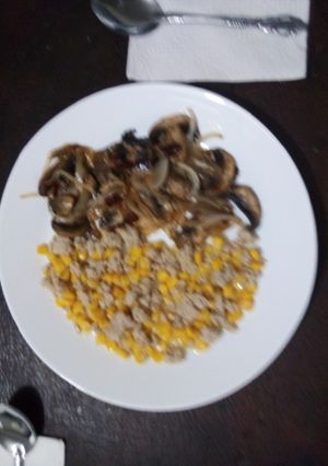 Una foto de Hongos con picadillo ranchero don Martín