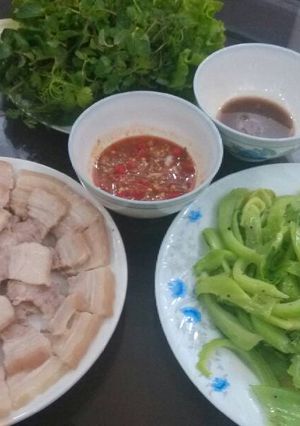 Hình của món CẢI XÀO MẮC KHÉN.