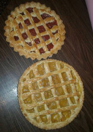 Una foto de Pastafrola de batata