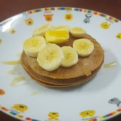 A picture of Eggless wheat pancake.