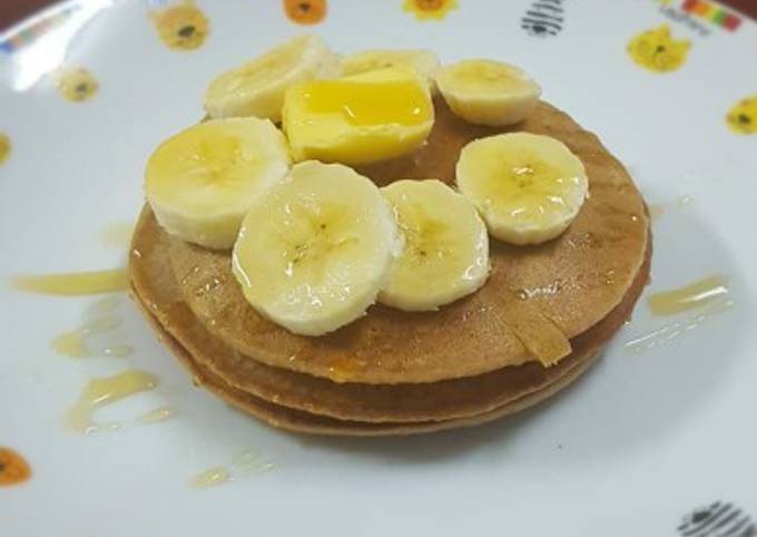 Eggless wheat pancake